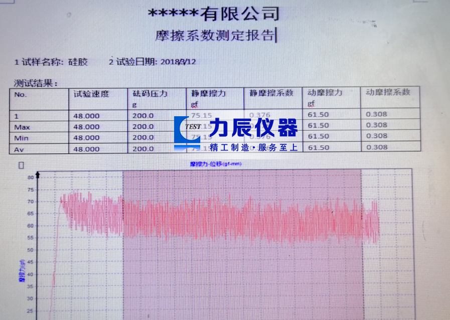 触摸屏摩擦系数仪